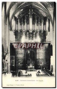Old Postcard Organ Albi Cathedrale Sainte Cecile Organs