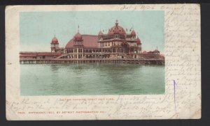 Utah GREAT SALT LAKE Saltair Pavilion by Detroit Photographic Co pm1906~ Und/B