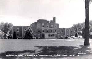 Real Photo Postcard Hamilton County Hospital in Webster City, Iowa