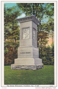 The Boone Monument, Frankfort, Kentucky, 30-40s