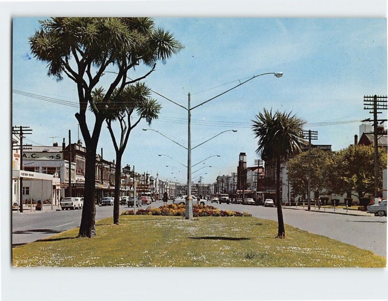 Postcard Tay Street, Invercargill, New Zealand