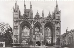 Cambridgeshire Postcard - Peterborough Cathedral - Real Photograph - Ref XX905