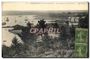 Old Postcard Lezardrieux The Partridge and the River