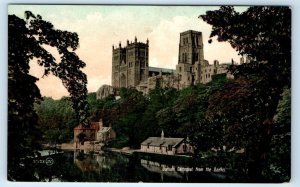 DURHAM Cathedral from the banks UK Postcard