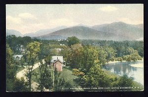 North Woodstock, New Hampshire/NH Postcard, Franconia Range From Fern Cliff