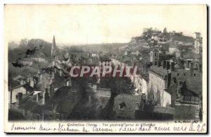 Postcard Old Cremieu Vue Generale taking L Clock