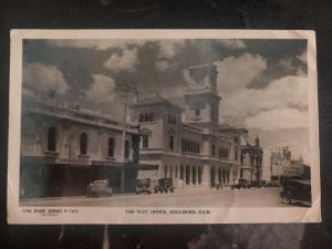 Mint Australia RPPC Real Picture Postcard NSW Goulburn Post Office
