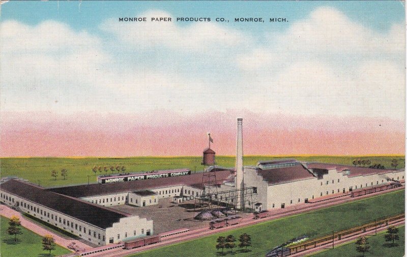 Michigan Monroe The Monroe Paper Products Company sk6456