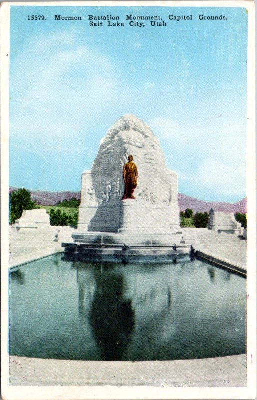 Utah Salt Lake City Mormon Battalion Monument