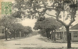 PC CPA NEW CALEDONIA, PACIFIC, NOUMÉA, L'AVENUE WAGRAM, Postcard (b19366)