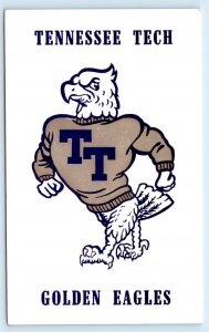 TENNESSEE TECH UNIVERSITY, Cookeville TN  ~ Mascot GOLDEN EAGLES 1961 Postcard