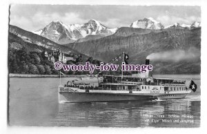 f1083 - Swiss Paddle Steamer - Blumlisalp - postcard