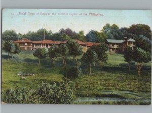 Hotel Pines at Baguio Summer Capital of the Phillippines Postcard c1910
