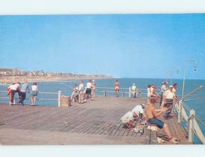 Pre-1980 PIER SCENE Ocean City Maryland MD hp4982