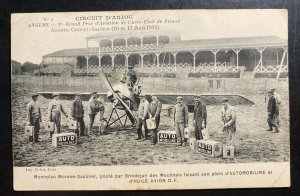 Mint France Real Picture Postcard Anjou Circuit Angers First Aviation Prix 1912