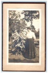 1913 Fatty Fat Woman Garden 1627 Lafond Street St. Paul MN RPPC Photo Postcard