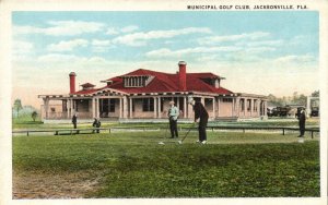 PC GOLF, FL, JACKSONVILLE, MUNICIPAL GOLF CLUB, Vintage Postcard (b45893)