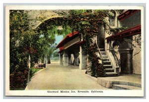 Vintage 1920's Advertising Postcard Glenwood Mission Inn Riverside California