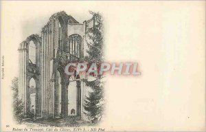 Postcard Abbey of Saint Wandrille Ruins Transept Riviera fourteenth Choir S (...