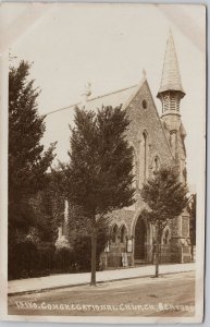 Seaford Congregational Church Ivy Covered Unused RPPC Postcard H80
