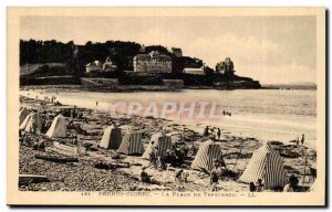 Perros Guirec Old Postcard Beach Trestraou
