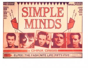 Simple Minds, China Crisis  Rock Musicians