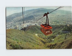 Postcard Exciting ride to the Avila's top by the air cables, Caracas, Venezuela