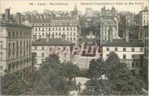 Postcard Old lyon 209 square sathonay rise of the amphitheater and Church of ...