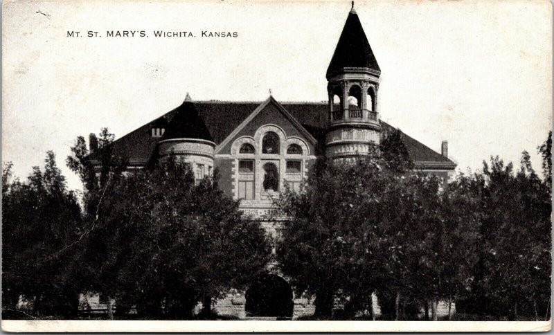 Postcard Mount St. Mary's in Wichita, Kansas~2893