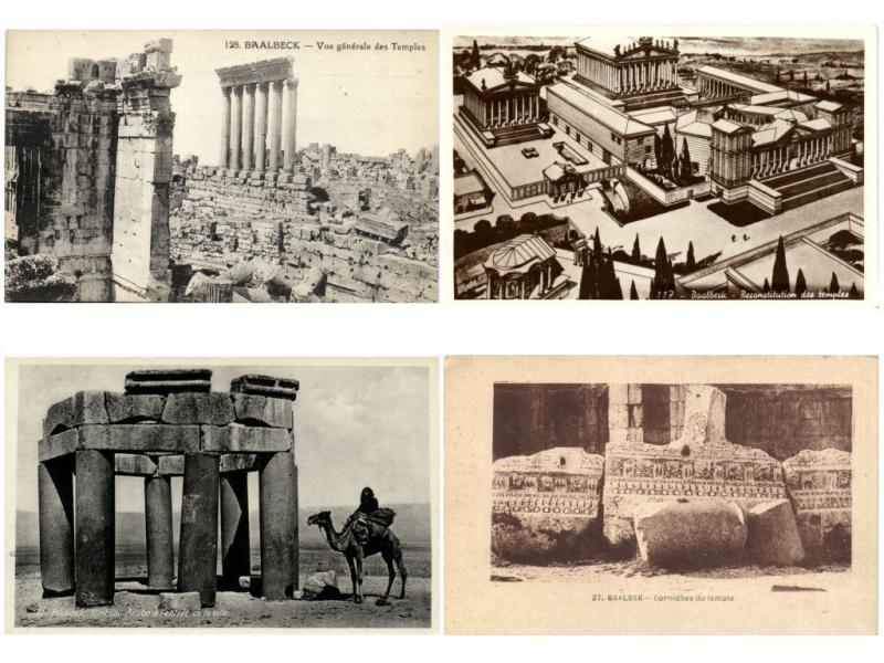 BAALBECK LEBANON 44 Vintage Postcards pre-1950