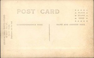 RR Train Studio Props Reno Express Crystal Hall Studio New York City c1910 RPPC