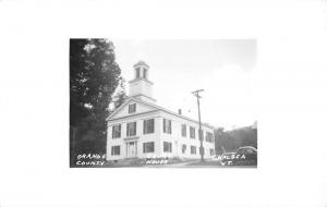 Chalsea Vermont Court House Real Photo Antique Postcard K29954