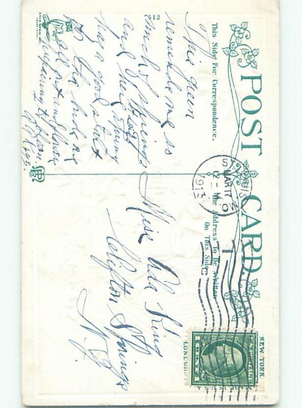 Divided-Back ST. PATRICK'S DAY SCENE Great Postcard W8085