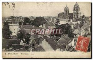 Old Postcard Panorama Argentan