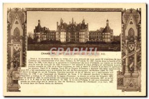 Old Postcard Chambord Castle