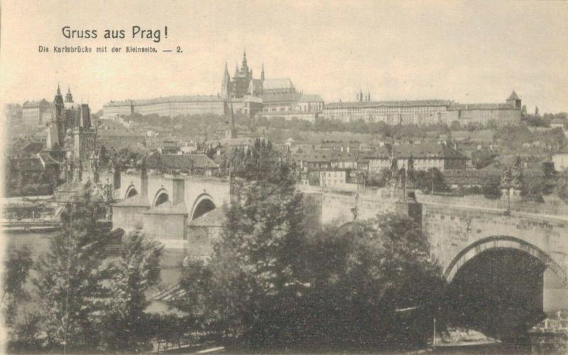 Czech Republic Gruss aus Prag Karlsbrücke 02.63