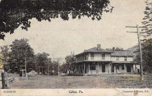 gillette pennsylvania L4832 antique postcard