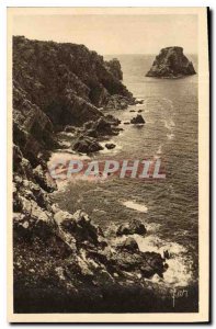 Old Postcard Cote de Granit The Tas de Pois (Finistere)