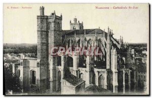 Old Postcard Narbonne Cathedral Saint Just