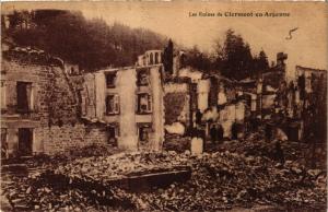 CPA Militaire, Les Ruines de Clermont en Argonne (277436)