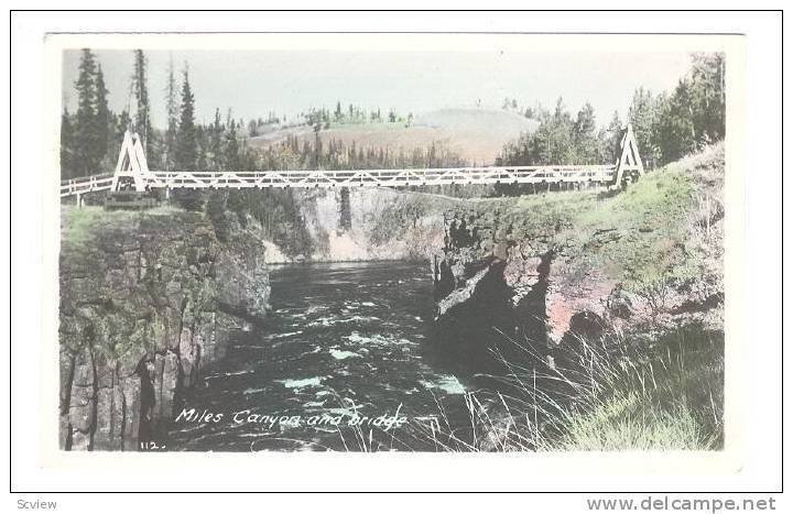 RP: Miles Canyon & Bridge ,  WHITEPASS , Y.T. , Canada , 1920-40s