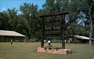 Lake Waccamaw North Carolina Boys Home Orphanage c1950-60s Vintage Postcard