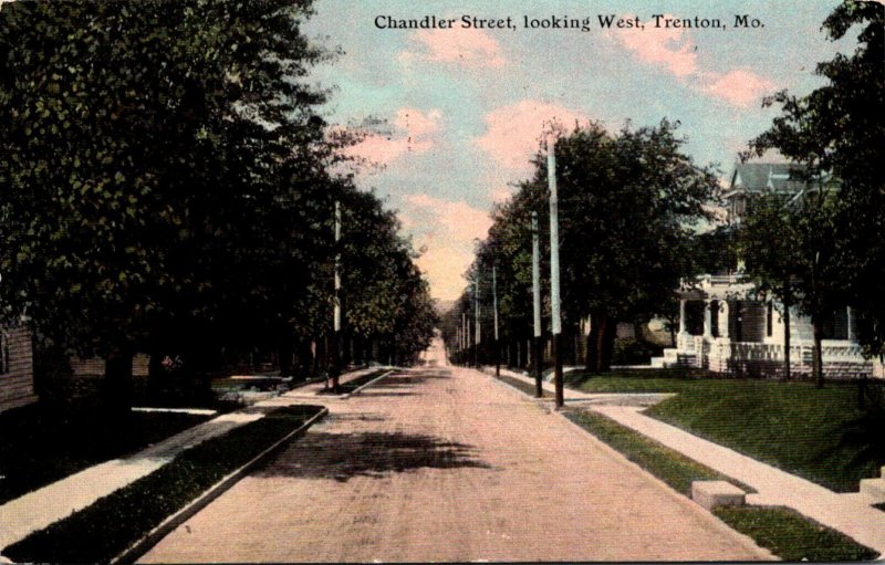 Missouri Trenton Chandler Street Looking West 1911