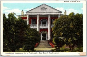 1952 Ante-Bellum Mansion On Site Of Rosalie Natchez Mississippi Posted Postcard