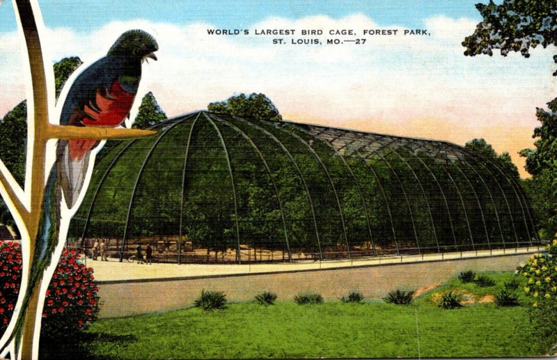 Missouri St Louis Zoo Forest Park World's Largest Bird Cage