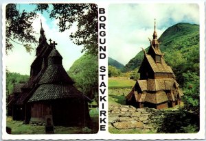 M-50609 Borgund Stave Church Sogn Norway