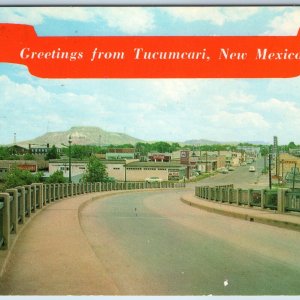 c1950s Tucumcari NM Greetings Entrance International Harvester Sign PC Gram A216