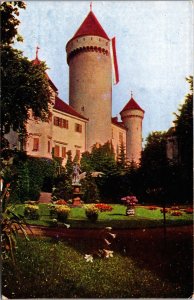 Czech Republic Benešov Konopiště Vintage Postcard C161
