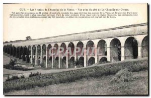 Postcard Old Cuy Arcades of the Aqueduct of the valve View from the side of t...