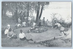 1940 Minneapolis Minnesota MN Vintage Postcard Campers Camp Greenwood Girl Scout